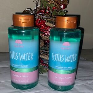 Bundle of Lotus Water 💦 Foaming Gel Wash, 18 Fl oz. Each